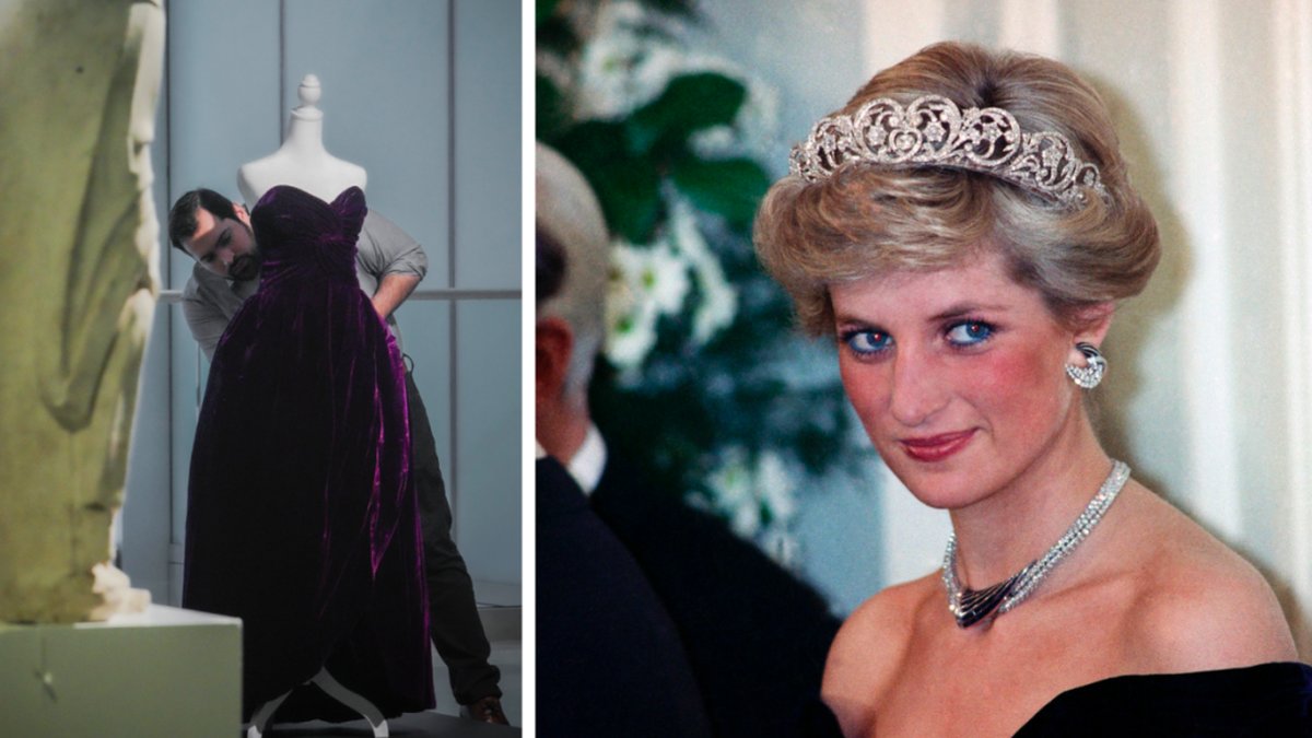 Prinsessan Dianas berömda klänning har auktionerats i New York